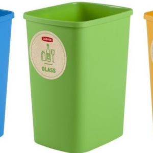 CURVER Set košov na triedený odpad Eco Friendly 3x9L