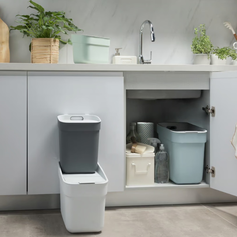 CURVER Odpadkový kôš READY TO COLLECT 5L | svetlosivá – Obrázok 10
