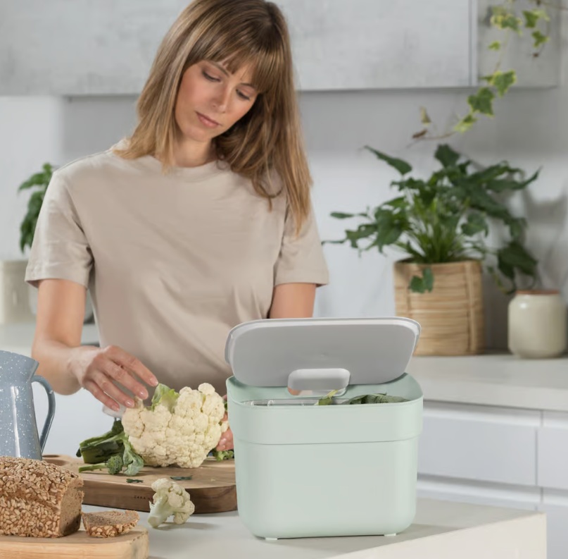 CURVER Odpadkový kôš READY TO COLLECT 5L | svetlosivá – Obrázok 5