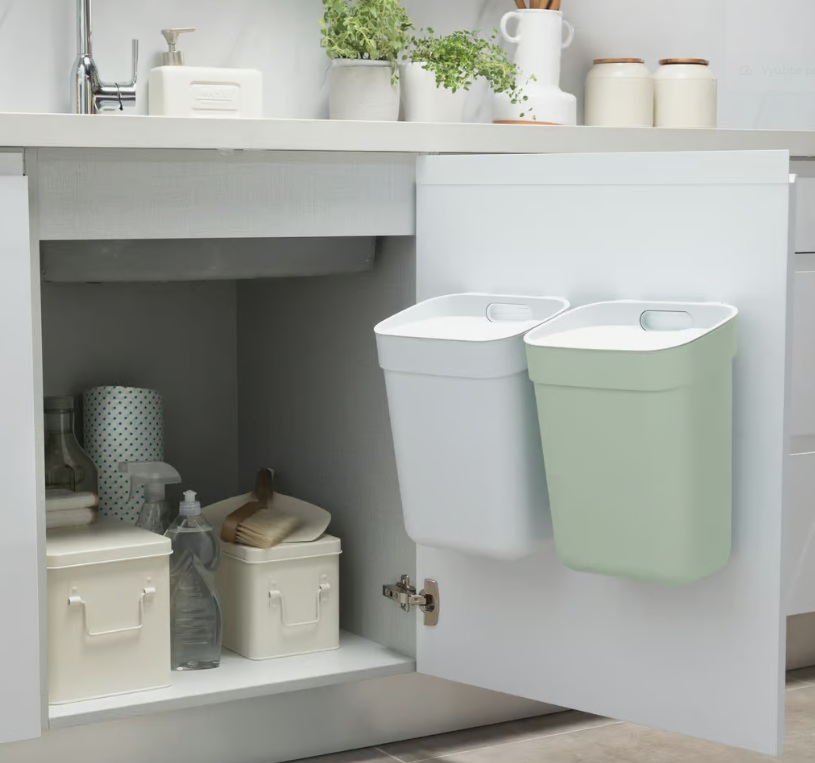 CURVER Odpadkový kôš READY TO COLLECT 5L | svetlosivá – Obrázok 7