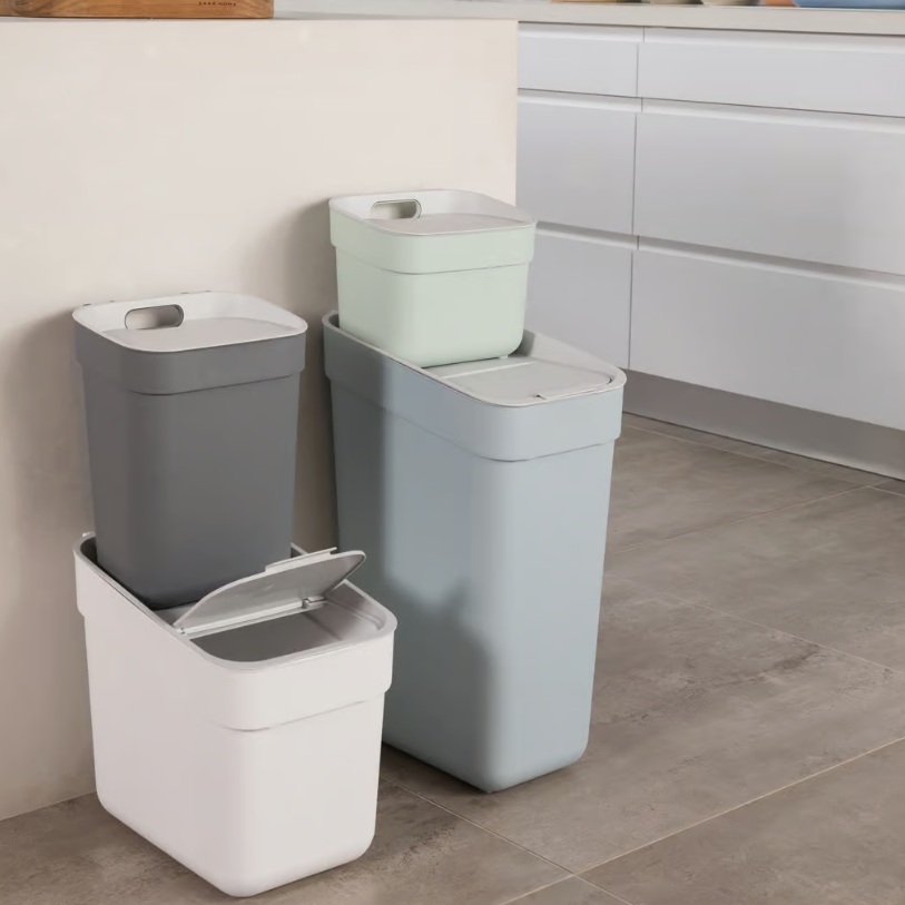 CURVER Odpadkový kôš READY TO COLLECT 5L | svetlosivá – Obrázok 8