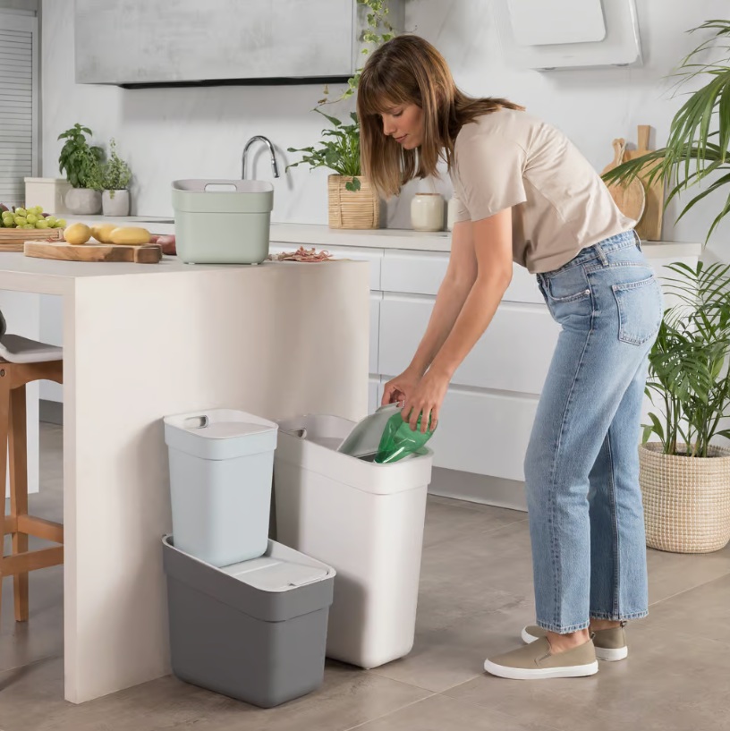 CURVER Odpadkový kôš READY TO COLLECT 5L | svetlosivá – Obrázok 9