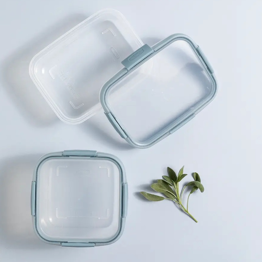 CURVER Dóza na potraviny SMART FRESH ECO 3,5L nízka | transparentná / modrá – Obrázok 4