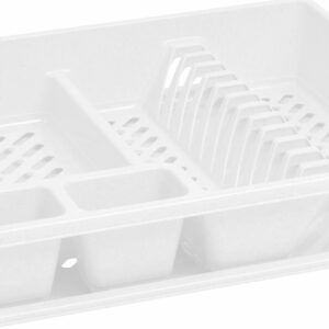 CURVER Odkvapkávač na riad s podnosom | biela