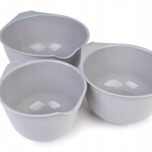 CURVER Set 3 šľahacích mís | sivá