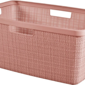 CURVER Kôš na čistú bielizeň JUTE 46L | ružová