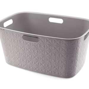 CURVER Kôš na čistú bielizeň SOFTEX 45L | sivá