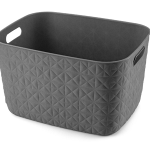 CURVER Úložný košík SOFTEX L recyklovaný plast | tmavosivá