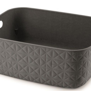 CURVER Úložný košík SOFTEX M recyklovaný plast | tmavosivá