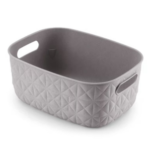 CURVER Úložný košík SOFTEX S recyklovaný plast | sivá
