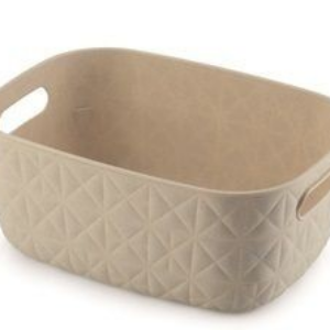 CURVER Úložný košík SOFTEX S recyklovaný plast | béžová