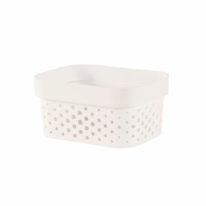 CURVER Úložný box INFINITY DOTS 1.4L | biela