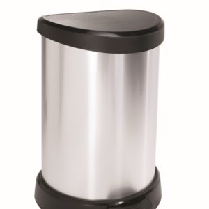 CURVER Odpadkový kôš DECO BIN 15l | strieborná
