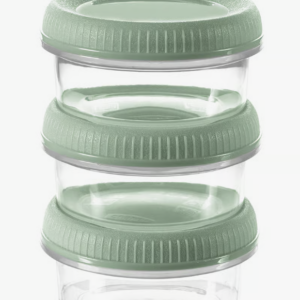 CURVER Set dóz na omáčku Smart To Go  Eco  3×0,15L | svetlozelená