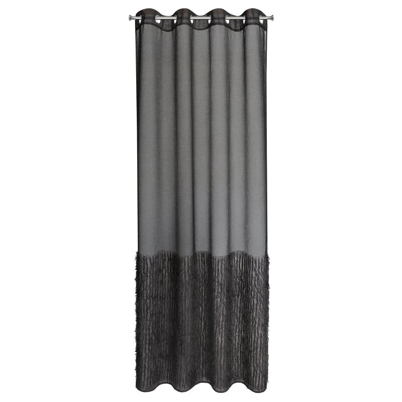 ArtFir Záclona MARGARET 2 K | čierna 140 x 250 cm – Obrázok 2