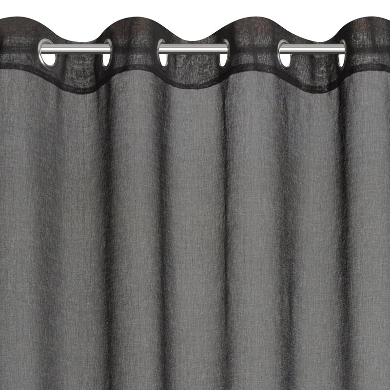 ArtFir Záclona MARGARET 2 K | čierna 140 x 250 cm – Obrázok 3