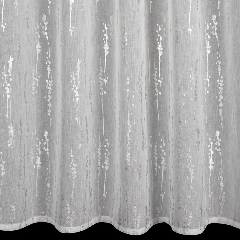 ArtFir Záclona LINZI P | biela/strieborná 140 x 270 cm – Obrázok 5