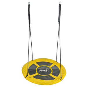 Chomik Záhradná hojdačka bocianie hniezdo CHILLNEST | žltá 100 cm