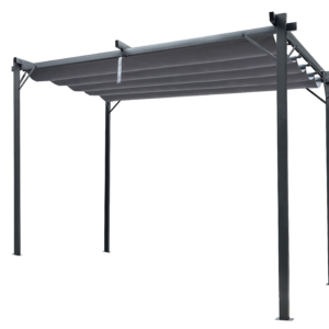 Chomik Záhradná pergola SKYSHADE | sivá 300 x 400 cm