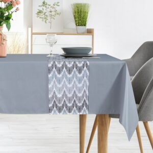 ArtFir Sada obrusov ANITA 2 | sivá/biela 140 x 220 cm a 33 x 220 cm