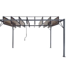 Chomik Záhradná pergola SUNFLEX | hnedá 300 x 400 cm