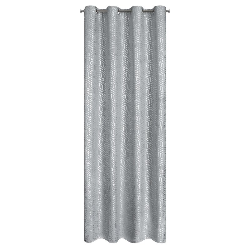 ArtFir Záves SEMI K | strieborná 140 x 250 cm – Obrázok 2