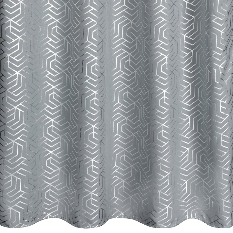 ArtFir Záves SEMI K | strieborná 140 x 250 cm – Obrázok 5