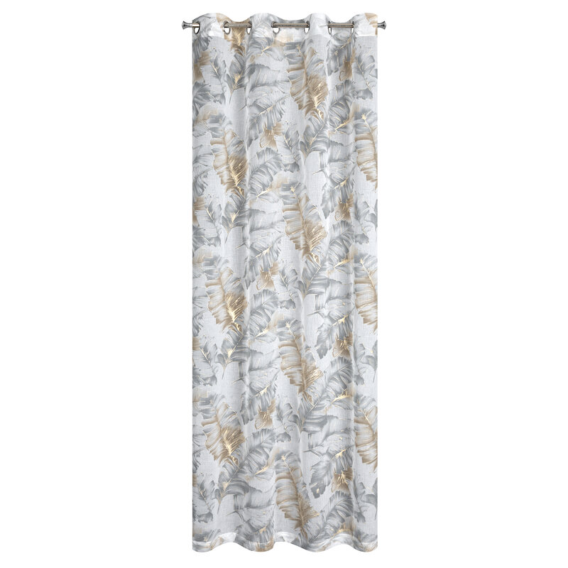ArtFir Záves LAYLA K | strieborná/šampaň 140 x 250 cm – Obrázok 2