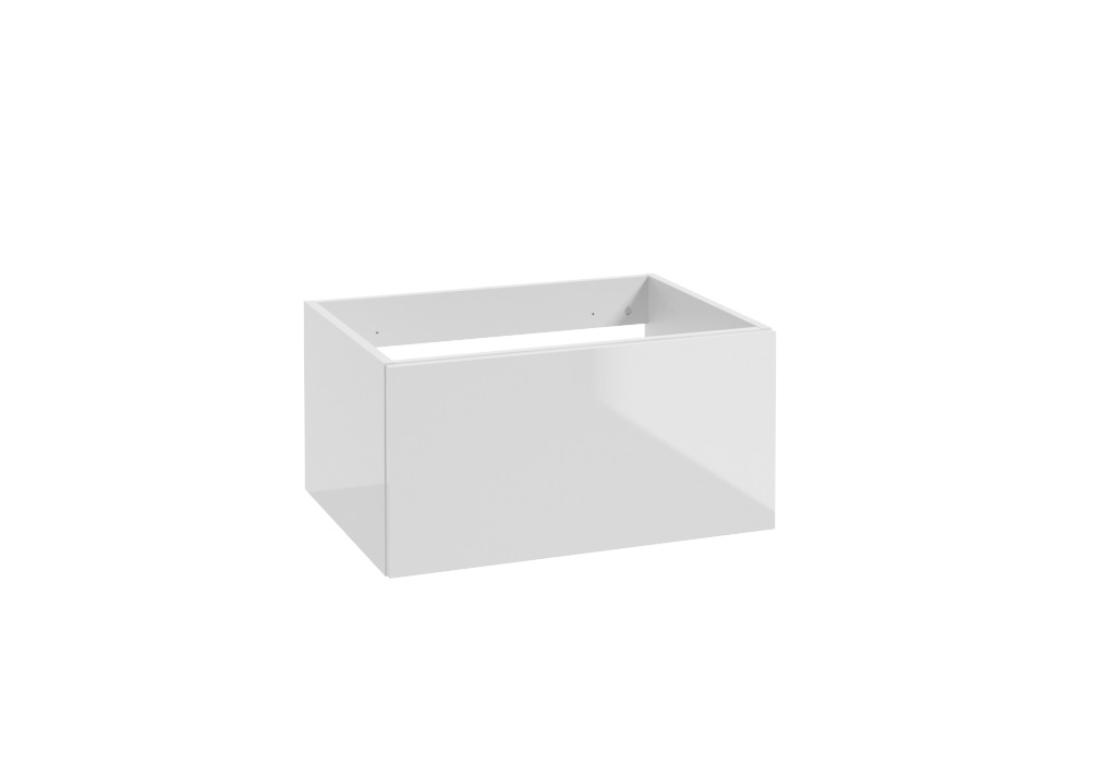 ArtDef Skrinka pod umývadlo FERATA D80 1S/45 | biela 80 cm – Obrázok 2