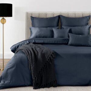 ArtFir Obliečky na jednolôžko ELEGANT | tmavomodrá 140 x 200 cm