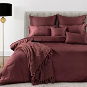 ArtFir Obliečky na jednolôžko ELEGANT | bordová 140 x 200 cm