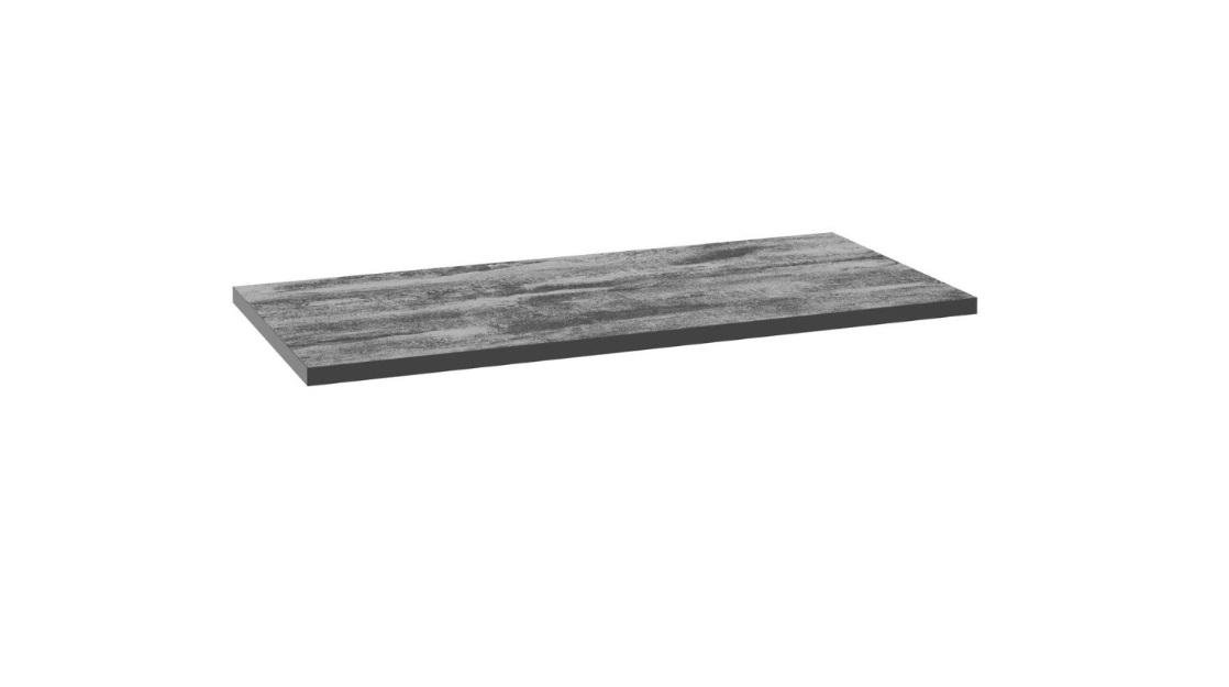 ArtDef Doska pod umývadlo UNI | betón čierny Doska pod umývadlo: 80 cm – Obrázok 3