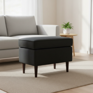 Signal Taburetka RON VELVET | čierna