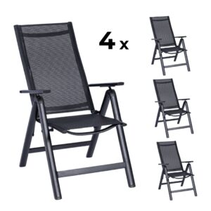Elvisia Záhradné kreslá BELLA | 4 kusy