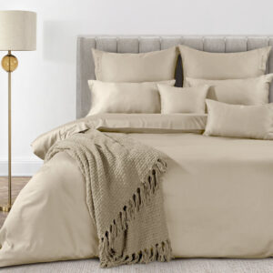 ArtFir Obliečky na jednolôžko ELEGANT1D | béžová 140 x 200 cm