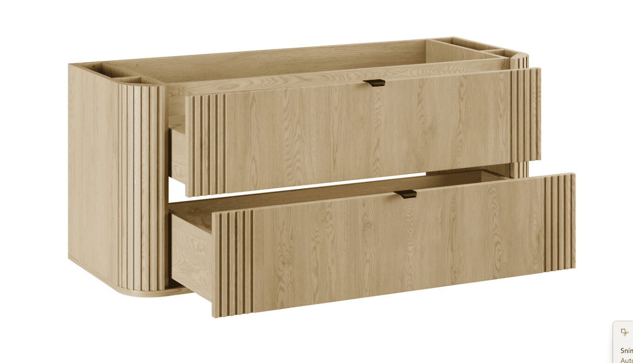 ArtCom Skrinka pod umývadlo OVALIA Cremona 82-120 | 120 cm – Obrázok 5