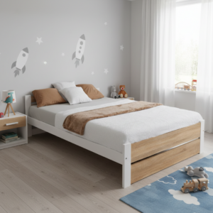 Elvisia Posteľ LEA s matracom a roštom | 80 x 200 cm Farba: dub sonoma