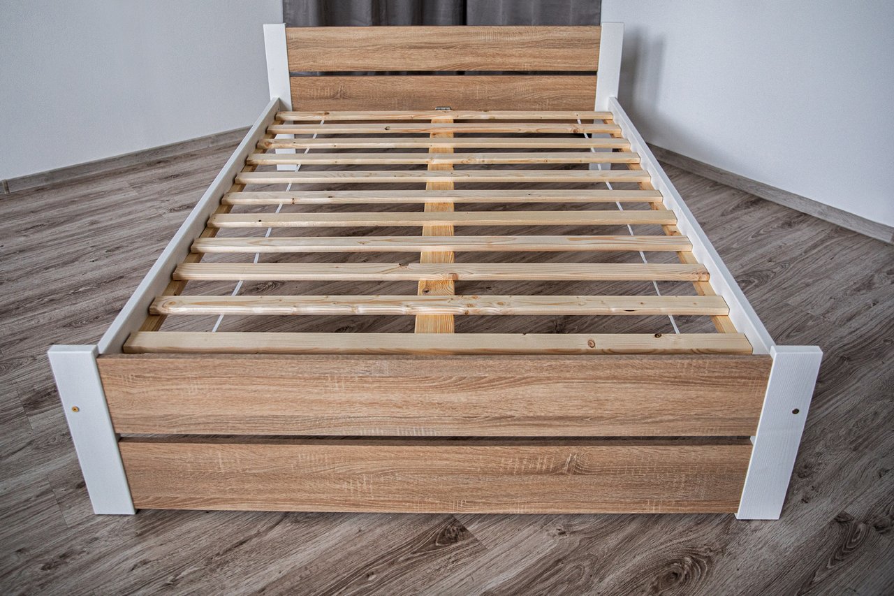Elvisia Posteľ LEA s matracom a roštom | 80 x 200 cm Farba: dub sonoma – Obrázok 16