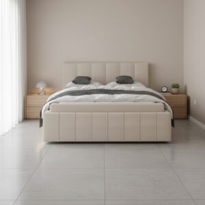 Elvisia Manželská posteľ MONACO s výklopným roštom | béžová 180 x 200 cm