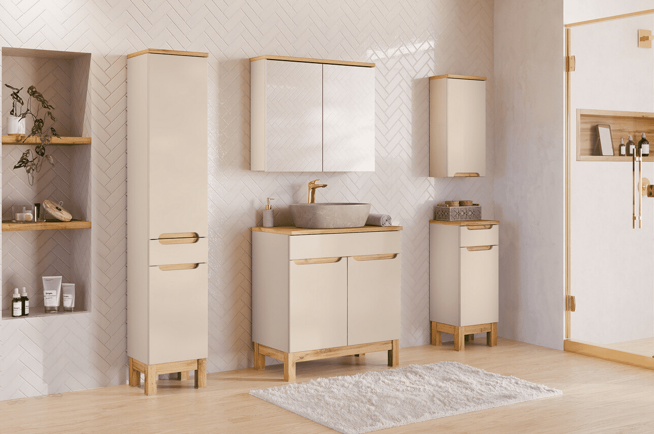 ArtCom Skrinka pod umývadlo BALI Cashmere 821 | 80 cm – Obrázok 2