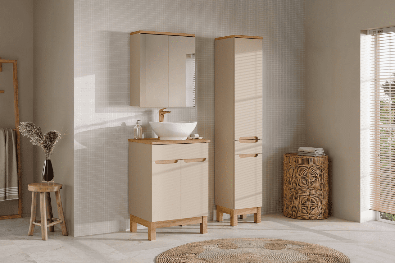 ArtCom Skrinka pod umývadlo BALI Cashmere 821 | 80 cm – Obrázok 3