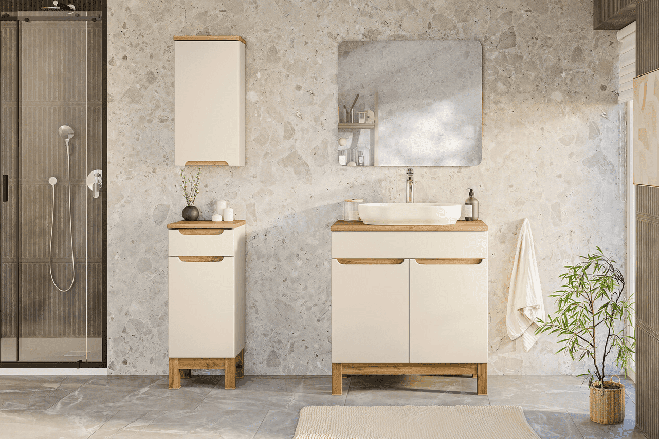 ArtCom Skrinka pod umývadlo BALI Cashmere 821 | 80 cm – Obrázok 4