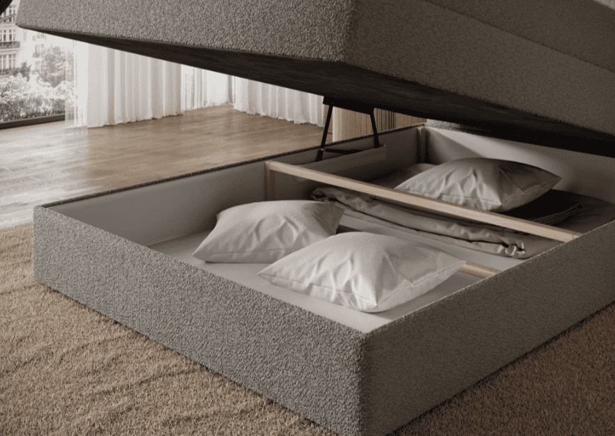 ArtElta Jednolôžková posteľ KASPED Boxspring | 140 x 200 cm Farba: Royal 18 – Obrázok 9