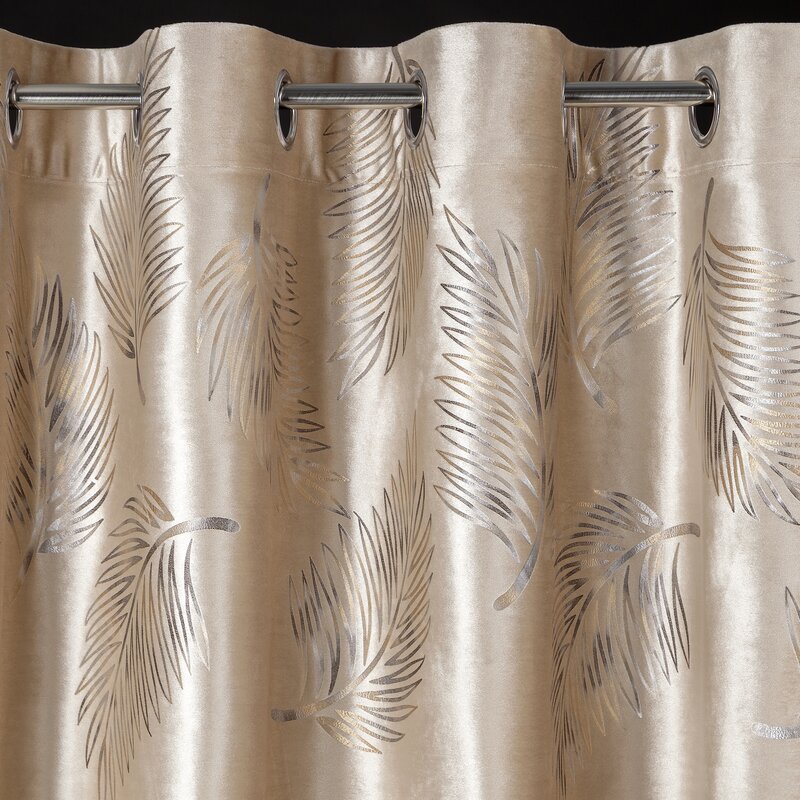 ArtFir Záves IDALIA K | béžová/zlatá 140 x 250 cm – Obrázok 3