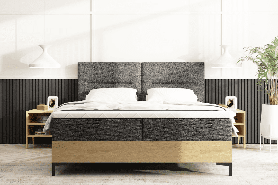 BMS Manželská posteľ IMPERIAL | masív 140 x 200 cm – Obrázok 2