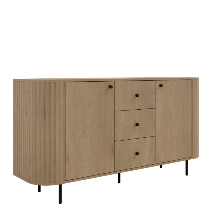 ArtLemp Komoda VAOLIA 2F3S | dub cremona
