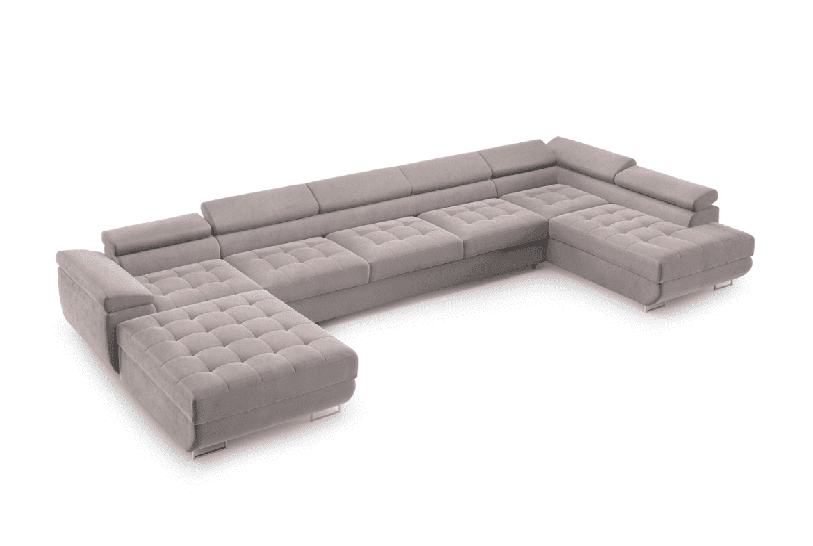 ArtPK Rohová sedacia súprava BENJAMIN 275 U XL | pravá strana Farba: Castel 03 – Obrázok 2
