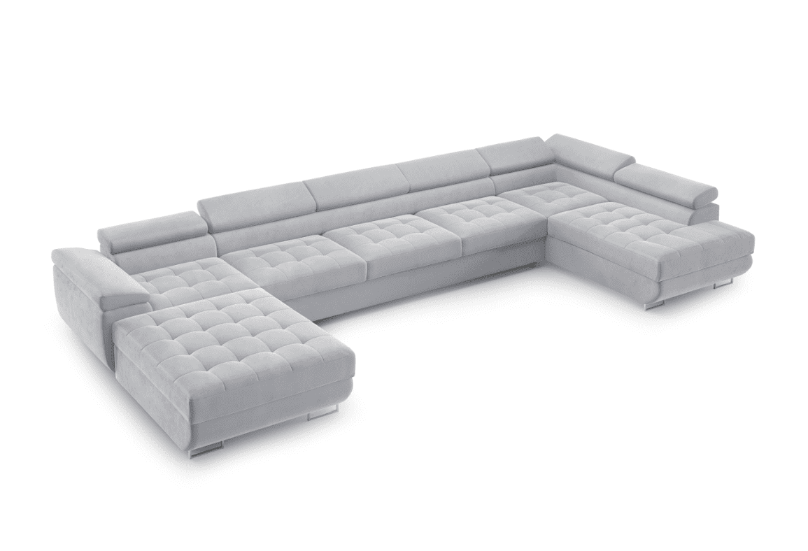 ArtPK Rohová sedacia súprava BENJAMIN 275 U XL | pravá strana Farba: Castel 03 – Obrázok 3