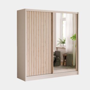 ArtStol Šatníková skriňa LONDON 203 LUX | so zrkadlom