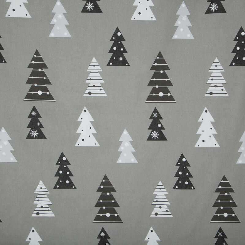 ArtFir Vianočné obliečky na dvojlôžko LENON | sivá/biela 220 x 200 cm – Obrázok 2